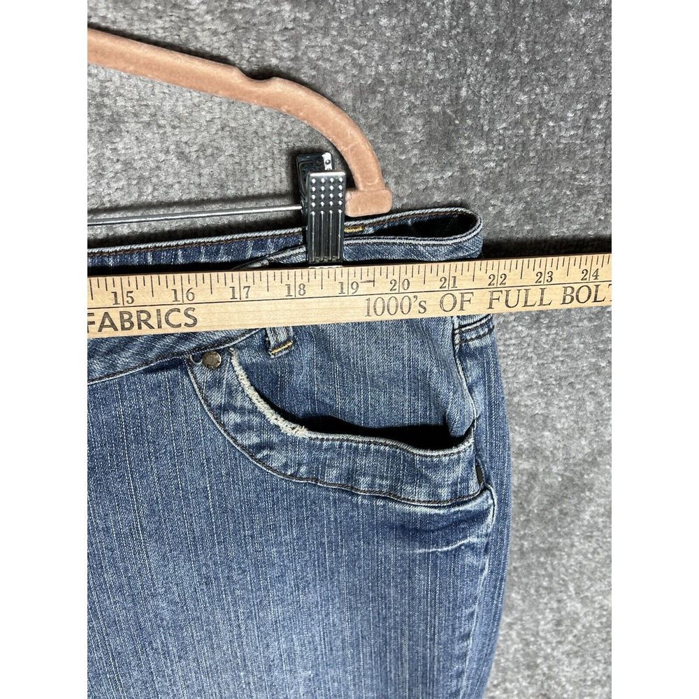 Vintage a.n.a. Jeans Womens Size 24W Blue Stretch Denim Distressing Pockets - Picture 11 of 14